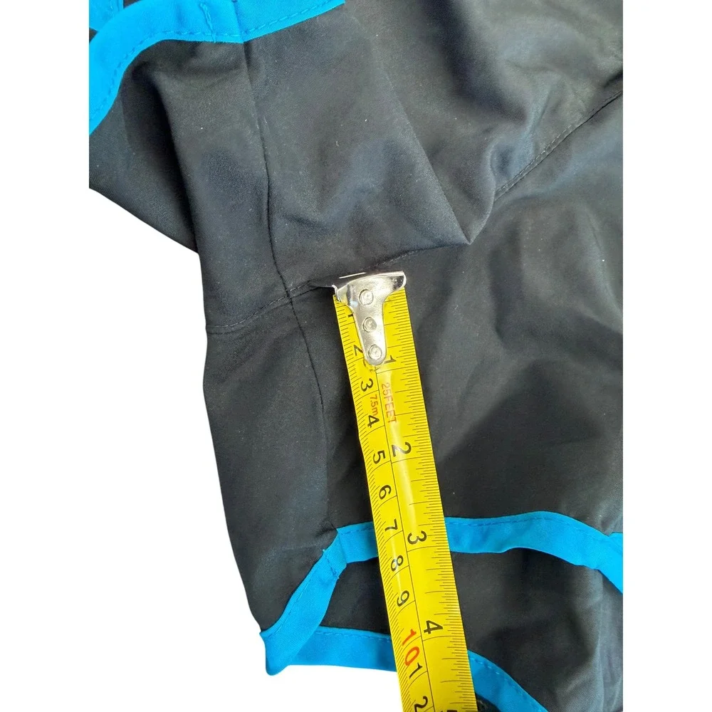 Nike Dri-FIT Tempo Running Shorts Womens Large Black Blue Mesh Athletic Gym L